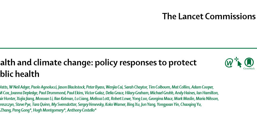 Health and climate change: policy responses to protect public health