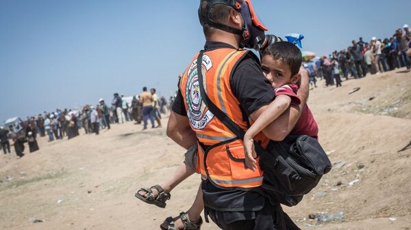Gaza: Handicap International weitet seine Aktivitäten für Tausende von Verletzten aus
