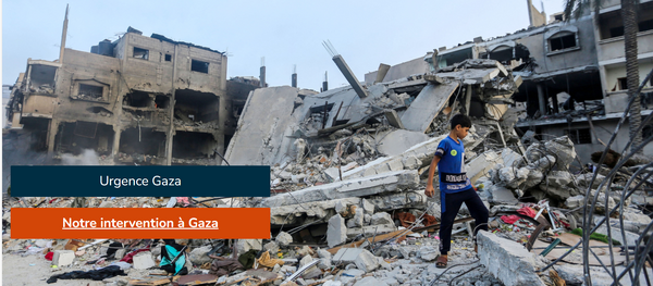 Un bureau de Handicap International à Gaza détruit