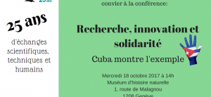 Recherche, innovation et solidarité - Cuba montre l'exemple