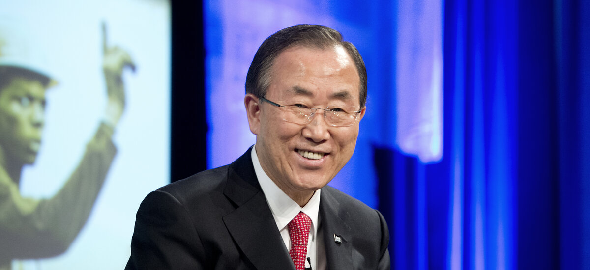 Ban Ki-moon in Zürich