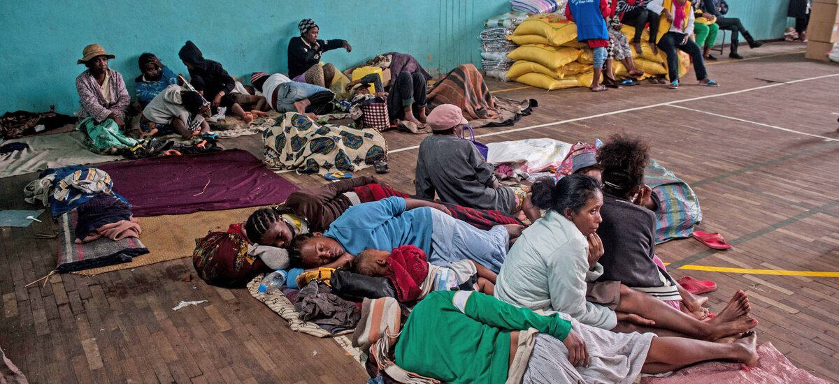 Verwüstungen in Madagaskar nach Wirbelsturm