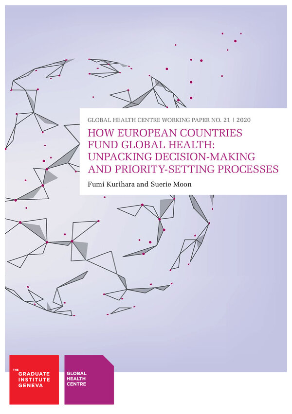 How European countries fund global health: Unpacking decision-making and priority-setting processes