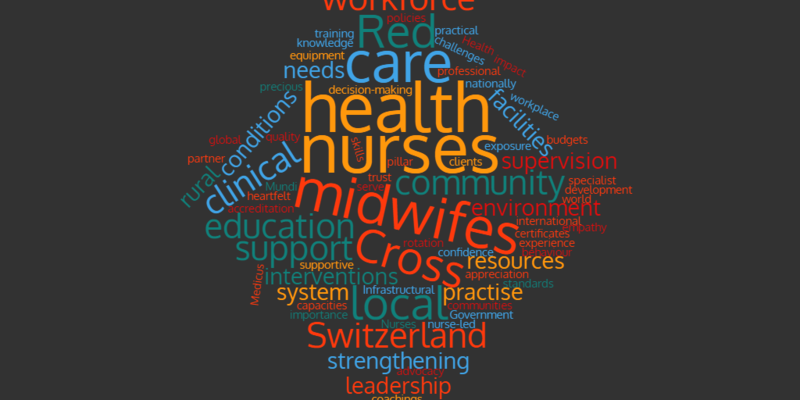 Nurses and midwives are the backbone of the Swiss Red Cross’s health system strengthening efforts