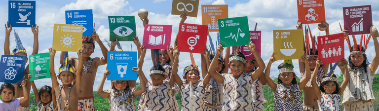 Die Ziele der nachhaltigen Entwicklung verpflichten uns für die Zukunft unserer Kinder. Foto: © UN/UNO