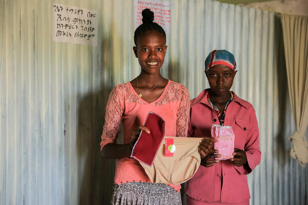 Nie mehr Schulausfall für Millonen von Mädchen dank einer nachhaltigen Menstruationsbinde?