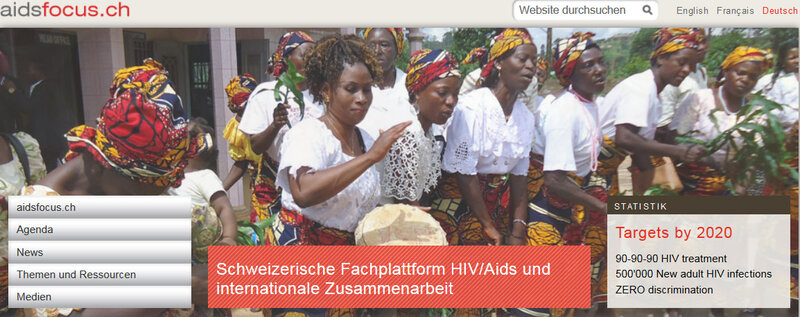 aidsfocus.ch - schweizerische Fachplattform HIV/Aids und internationale Zusammenarbeit