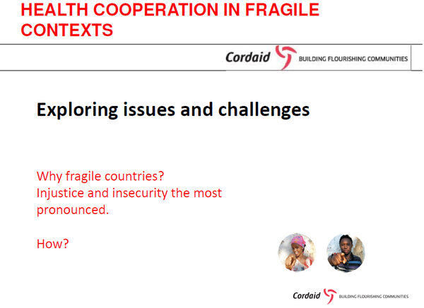 Health cooperation in fragile contexts
