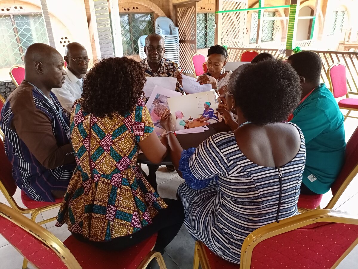 Partner meeting on decolonial and intersectional perspectives in Lomé, 2022. Photo: © Bibiane Yoda, Country Representative, Burkina Faso, IAMANEH Schweiz