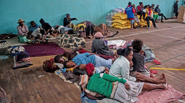 Verwüstungen in Madagaskar nach Wirbelsturm