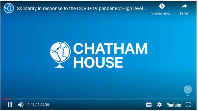 Solidarity in response to the COVID-19 pandemic