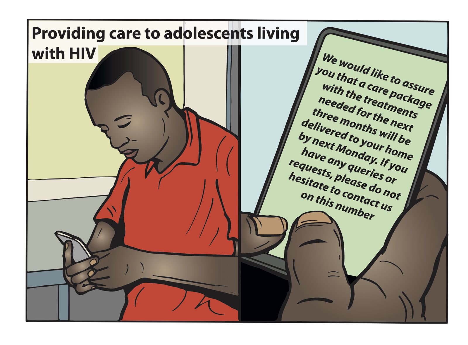 E) Adaptations to care provided to adolescents living with HIV