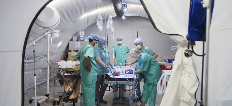 Un hôpital de campagne transformé en centre de santé multifonctionnel