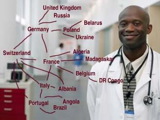 Migration du personnel de santé:  Code de pratique mondial de l’OMS pour le recrutement international des personnels de santé